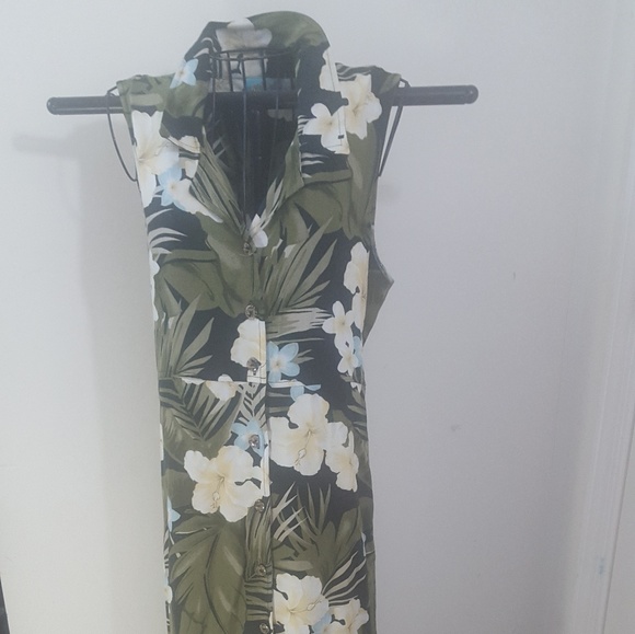 Bahama Beach VTG 90S Floral Maxi - Picture 1 of 6